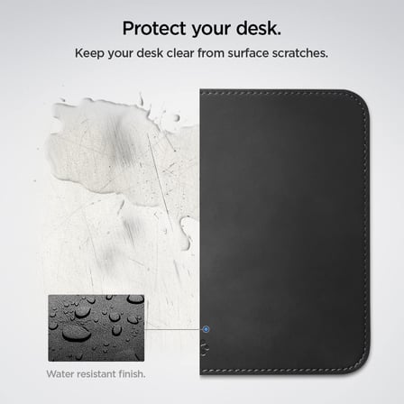 Regnum Orta Boy 25x21cm Mouse Pad Vegan Deri LD301 Black - APP04760