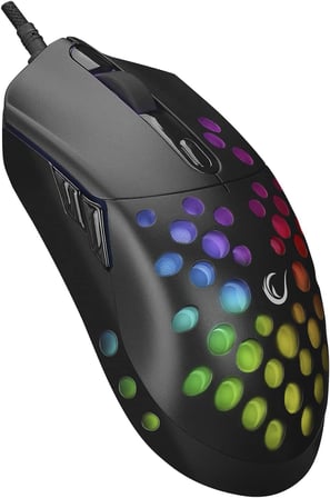 SMX-R66 ROCKET Ultra Hafif Siyah RGB Ledli 12000dpi Gaming Oyuncu Mouse