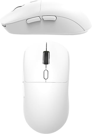 Kablosuz Gaming Mouse 12800 DPI 3 Modlu Bluetooth 2.4G USB Kablolu 1000Hz Raporlama Hızı 67g Ultra Hafif 6 Tuş 300mAh Şarjlı Ofis Oyuncu Mouse | AJAZZ NJ07 (Beyaz - NJ07)