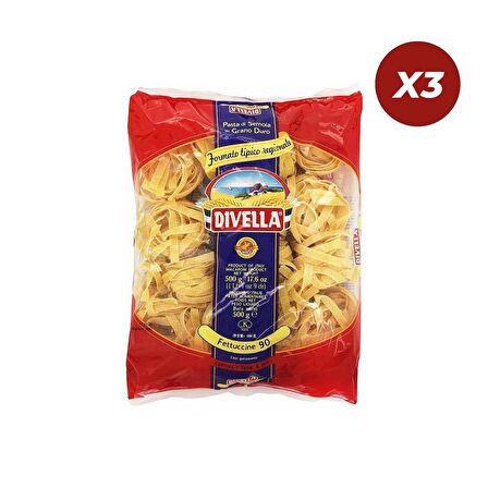 Divella Penne Rigate 500 Gr 3 Adet