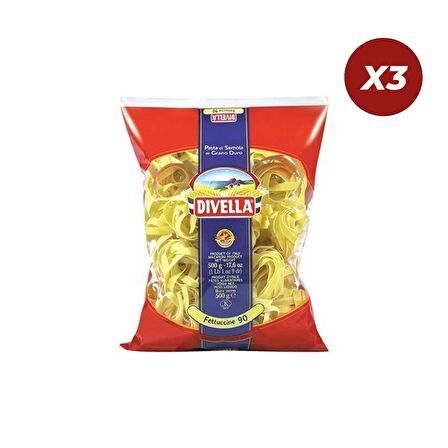 Divella Fettucine 500 Gr 3 Adet