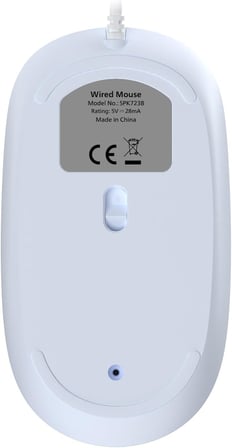 SPK7238 USB Kablolu 1200DPI 3 Tuşlu Optik Mouse Mavi