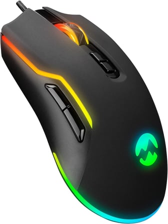 SM-G14 DUSK Usb Siyah 1600-7200 dpi RGB Ledli Gaming Oyuncu Mouse
