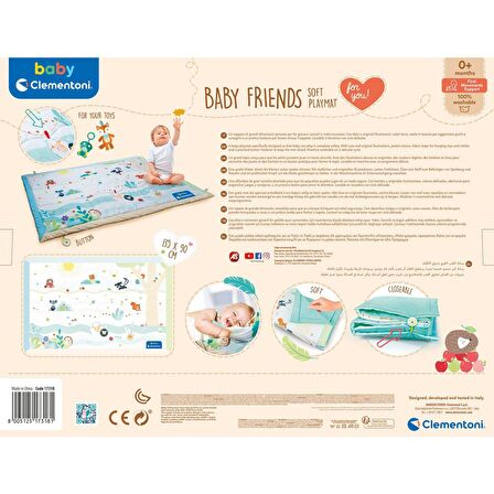 Clementoni Baby Friends Oyuncaklı Orman Oyun Halısı