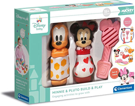 Clementoni Disney Baby Bebek Minnie Bul-Tak Oyuncak Seti 17842