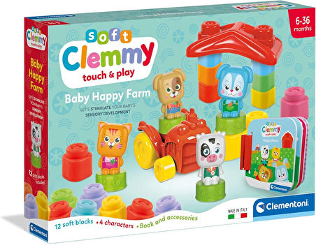 Clementoni Soft Clemmy Yumuşak Blok Bebek Hayvanlar Çiftliği 17884
