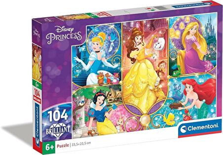 Clementoni - Puzzle 104 Pırlanta Princess ‎20140