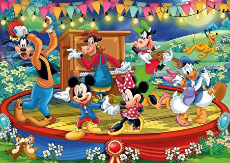 Clementoni- 2x60 Parça Puzzle  Mickey and Friends 21620