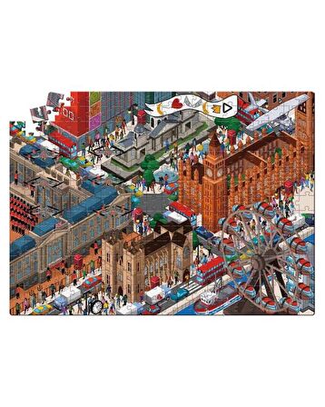 Clementoni Mixtery Puzzle Londra da Siber Saldırı 300 Parça 21717