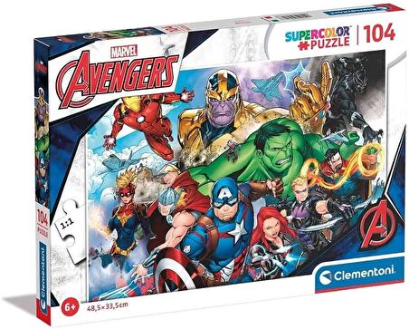 Clementoni Puzzle Marvel Avengers 104 Parça 25718