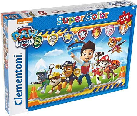 Clementoni - 104 Parça Puzzle - Paw Patrol - 1