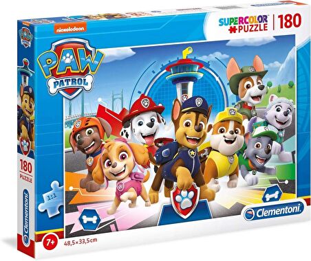 Clementoni 29105 Paw Patrol Supercolor 180 Parça Yapboz