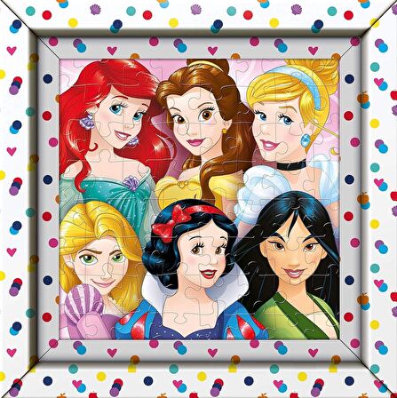 Clementoni - 60 Parça Frame Me Up Puzzle - Princess