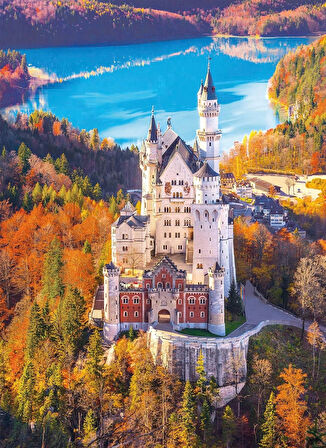 Clementoni 1000 Parça Yetişkin Puzzle Neuschwanstein 39382