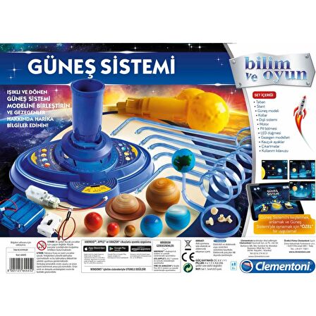 Bilim ve Oyun - Güneş Sistemi Clementoni 64445 Orijinal Ürün