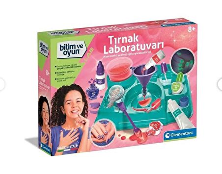 Clementoni Bilim ve Oyun Tırnak Laboratuvarı 64471 Lisanslı Ürün