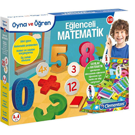 Clementoni Oyna ve Öğren Eğlenceli Matematik CLE-64808