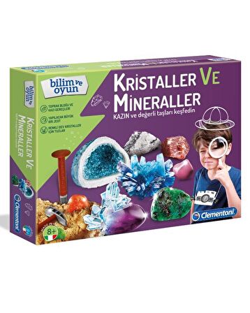 Clementoni Bilim Ve Oyun Kristaller ve Mineraller