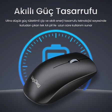 G700 Kablosuz Mouse 2.4GHz Nano Usb Alıcı 3 Tuşlu Pilli Optik Mouse