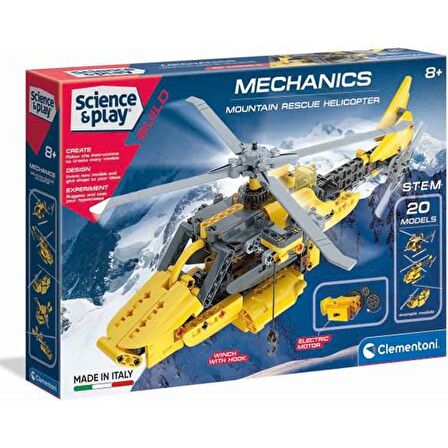 Clementoni 75063TR Kurtarma Helikopteri - Mekanik Laboratuarı +8 