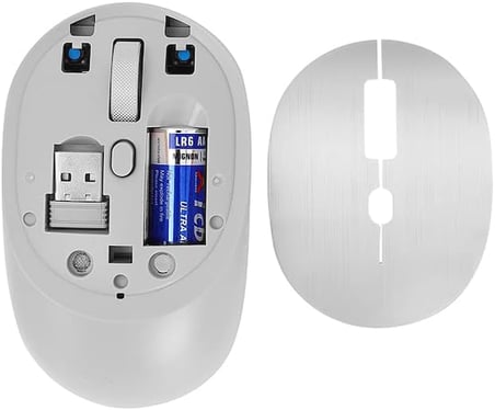 M231 V5.0 Bluetooth & Wireless 2,4ghz Sessiz Kablosuz Mouse Beyaz Pc Laptop Tv Mac Uyumlu