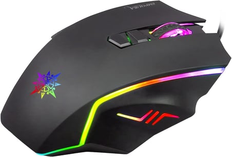 INCA IMG-344T RGB 6 Led 7200DPI 8D Macro Keys Professional Gamıng Mouse,Profesyonel Oyuncu Mouse, Programlanabilir 8 Tuş, 10 Farklı RGB Modu,Hızlı Profil Oluşturma, Performans Ve Hız