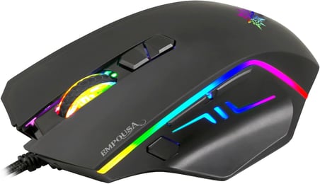 INCA IMG-344T RGB 6 Led 7200DPI 8D Macro Keys Professional Gamıng Mouse,Profesyonel Oyuncu Mouse, Programlanabilir 8 Tuş, 10 Farklı RGB Modu,Hızlı Profil Oluşturma, Performans Ve Hız