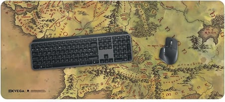 XXL Profesyonel Mouse Pad 90x40 (Midd Earth Map, The Lord Of The Rings: The Fellowship Of The Ring)