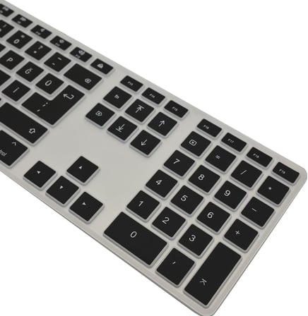 Magic Keyboard A1243 uyumlu klavye koruyucu Türkçe Q baskılı US UK İngilizce enter tipi uyumlu ince mat TPU silikon kaplama kolay tak çıkar yıkanabilir Siyah