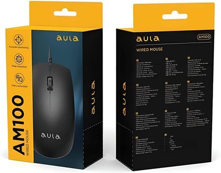 AM100 1200 DPI USB Kablolu Optik Mouse