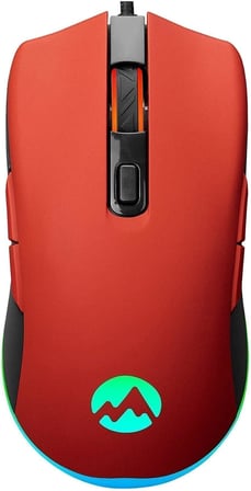 SGM-L1 LUMOS Kırmızı 6400dpi RGB Ledli Makrolu Gaming Oyuncu Mouse