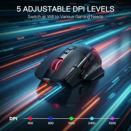 Vıper M925 26000DPI,PAW3395,1000Hz Anket Hızı Kablosuz Oyuncu Mouse