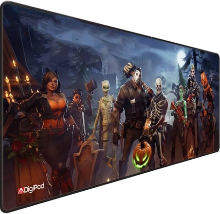 Digipod Gaming Oyuncu Mousepad 90X40 XXL Kaymaz Taban Dikişli SPED KUMAŞ Gaming Mouse pad 4mm Kalınlık