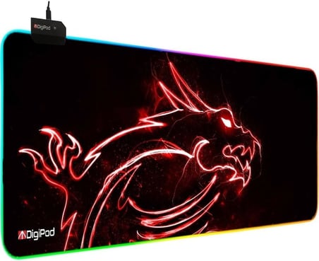 Digipod RGB Gaming Oyuncu Mousepad 70X30 XL Kaymaz Taban Mouse pad 4mm Kalınlık
