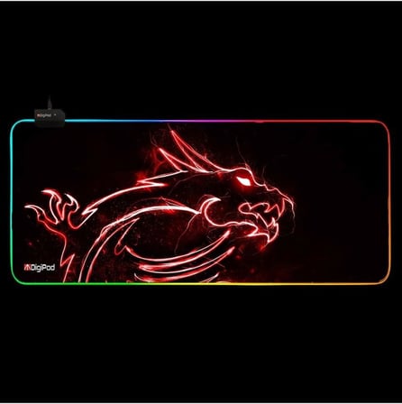 Digipod RGB Gaming Oyuncu Mousepad 70X30 XL Kaymaz Taban Mouse pad 4mm Kalınlık