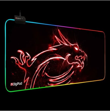 Digipod RGB Gaming Oyuncu Mousepad 70X30 XL Kaymaz Taban Mouse pad 4mm Kalınlık