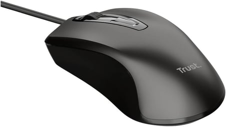 Basic optik fare 4 tuşlu 1200 DPI USB 2.0 siyah