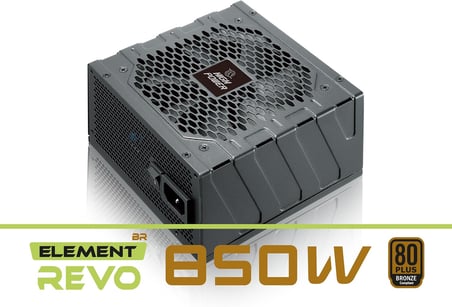 Element Revo ATX 3.1 850W 80+ Bronze PCIe 5.1 ATX Güç Kaynağı (HP1-N2850BR-H12S)