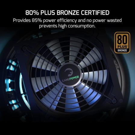Game Power GP-750 APFC 14cm 80+ Bronze 750W Supply