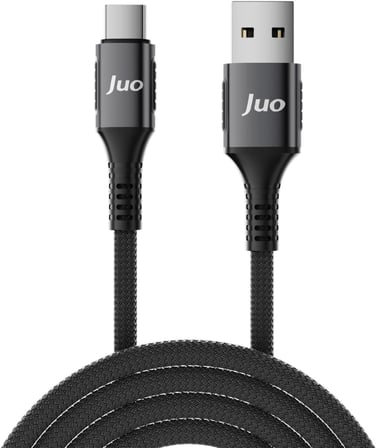 66W USB-A to Type-C Örgülü Hızlı Şarj ve Data Kablosu 2 Metre
