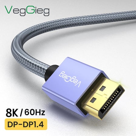 8K/60Hz 4K/165Hz 2K/240Hz DisplayPort 1.4 Kablo 1.5 Metre
