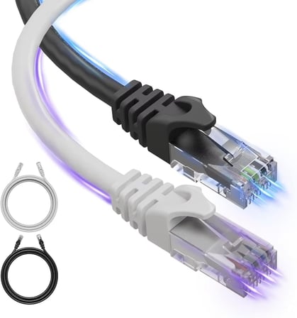 15 metre, Ethernet Kablosu, Ağ Kablosu, LAN, Cat6, Modem İnternet Kablosu, Gri