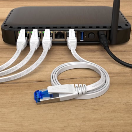 LAN kablosu düz 10Gbit/s – 10m