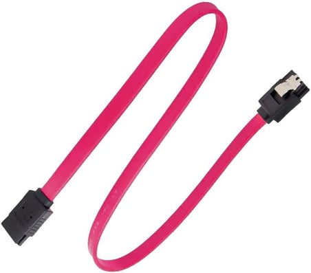 40Cm Sata HDD SDD Data Veri Kablosu, SATA 3, Kırmızı