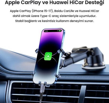 USB-A to USB-C 60W 3A Type-C Hızlı Şarj ve Data Kablosu 2 Metre