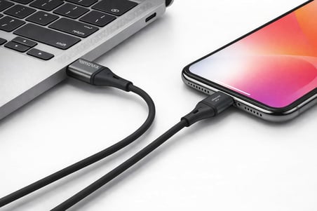 USB A-Type C, 2Metre, 3.1A Hızlı Şarj Kablosu, Wahoo (1Ad x 2Metre Siyah)