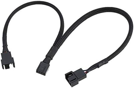 5025 Fan Çoklayıcı Y PWM 4 pin Splitter Çoklayıcı Switch Kablosu