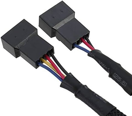 5025 Fan Çoklayıcı Y PWM 4 pin Splitter Çoklayıcı Switch Kablosu