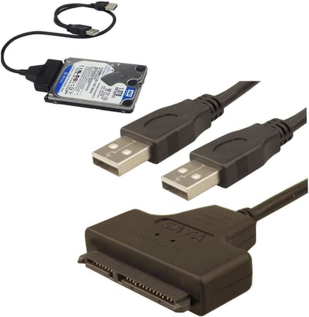 2.5 inç Sata HDD Kablosu Hard Disk SSD HDD To USB Laptop Serial ATA 4536