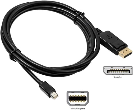 A4315 Mini Displayport To Displayport 1.5 M 4K Çevirici Dönüştürücü Adaptör Kablosu/Laptop, PC, HDTV, Monitör veya DisplayPort özellikli HD Projektörler İçin
